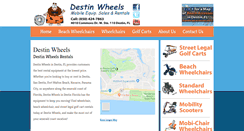 Desktop Screenshot of destinwheels.com